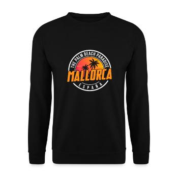 Majorca - Unisex Sweatshirt - black - Front - Alina (178cm) & Michal (187cm)