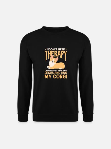 Corgi - Unisex Sweatshirt - black