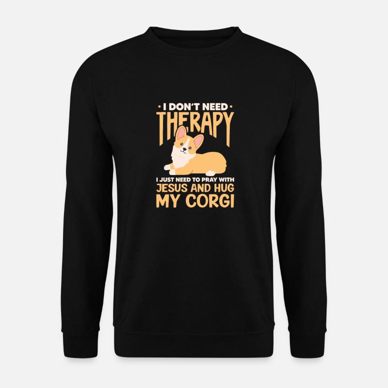 Corgi - Unisex Sweatshirt - black