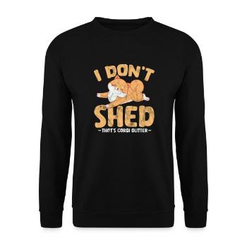 Welsh Corgi Dog Dog Dog Race Cadeau - Sweat-shirt Unisexe - noir - Devant - Alina (178cm) & Michal (187cm)