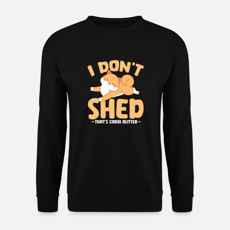 Corgi - Unisex Pullover - Schwarz