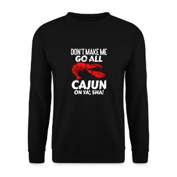 Crayfish - Unisex Sweatshirt - black - Front - Alina (178cm) & Michal (187cm)