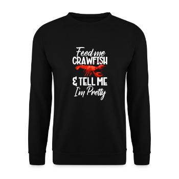 Crayfish - Unisex Sweatshirt - black - Front - Alina (178cm) & Michal (187cm)