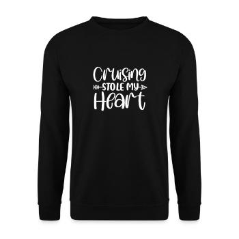 Cruise Cruise Ship Holiday Ship Gift - Unisex Sweatshirt - black - Front - Alina (178cm) & Michal (187cm)
