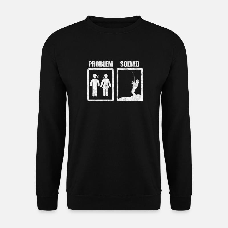 Angler - Unisex Pullover - Schwarz