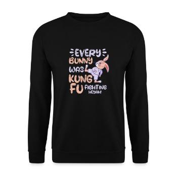 Kung-fu - Sweat-shirt Unisexe - noir - Devant - Alina (178cm) & Michal (187cm)