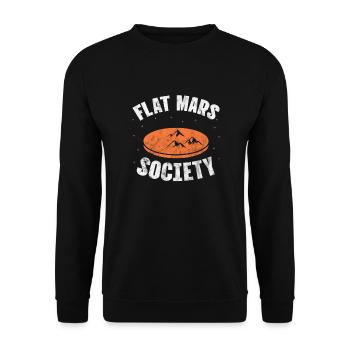 Mars - Unisex Sweatshirt - black - Front - Alina (178cm) & Michal (187cm)