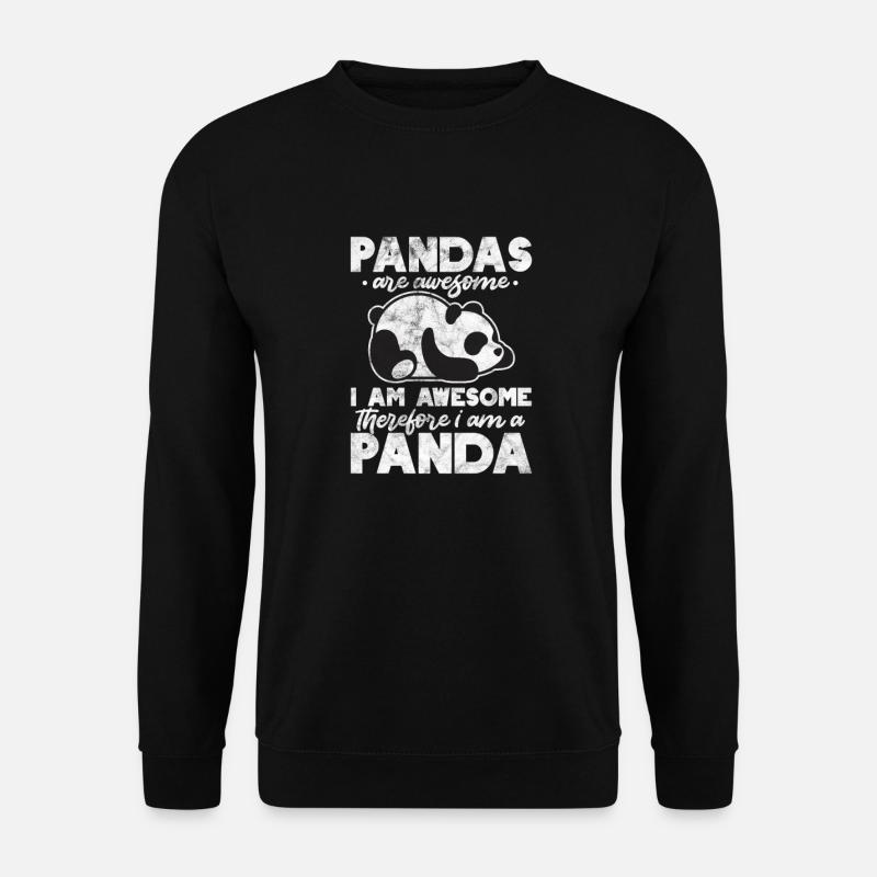 Panda - Sweat-shirt Unisexe - noir