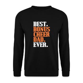 Beau-père Père Beau-père Papa Cadeau de fête des pères - Sweat-shirt Unisexe - noir - Devant - Alina (178cm) & Michal (187cm)