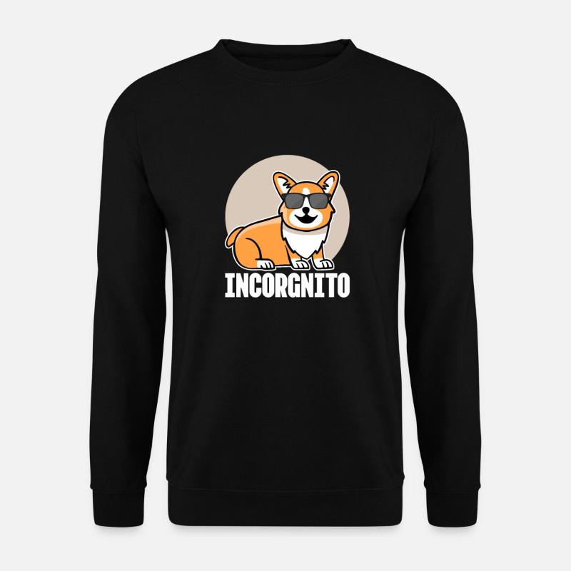 Corgi - Unisex Pullover - Schwarz