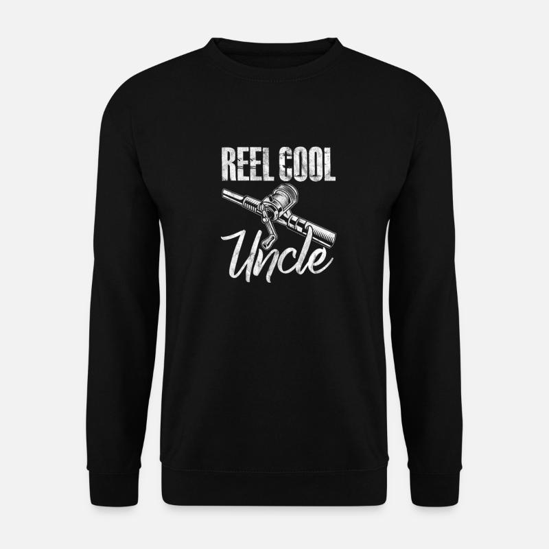 Oncle pêcheur - Sweat-shirt Unisexe - noir