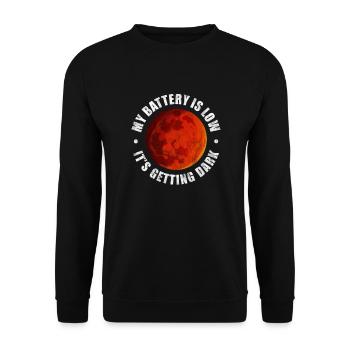 Mars - Unisex Sweatshirt - black - Front - Alina (178cm) & Michal (187cm)
