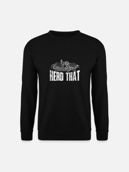 Schaf Schafe Bauernhof Tier Schafbock Geschenk - Unisex Pullover - Schwarz