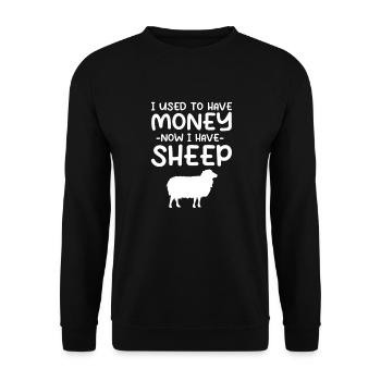 Schaap - Uniseks sweater - zwart - Voor - Alina (178cm) & Michal (187cm)