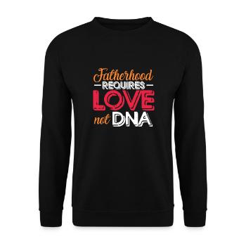 Beau-père Père Beau-père Papa Cadeau de fête des pères - Sweat-shirt Unisexe - noir - Devant - Alina (178cm) & Michal (187cm)