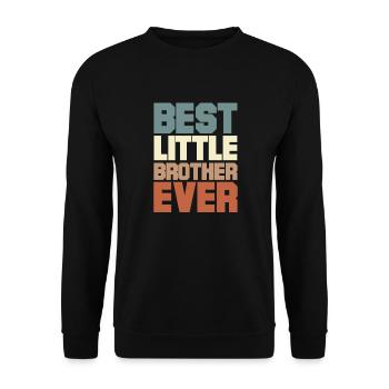 Bruder - Unisex Pullover - Schwarz - Vorne - Alina (178cm) & Michal (187cm)