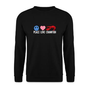 Crayfish - Unisex Sweatshirt - black - Front - Alina (178cm) & Michal (187cm)
