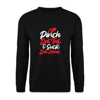 Crayfish - Unisex Sweatshirt - black - Front - Alina (178cm) & Michal (187cm)