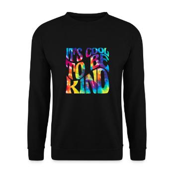 Hippie Peace Flower Power Amour Paix Cadeau - Sweat-shirt Unisexe - noir - Devant - Alina (178cm) & Michal (187cm)