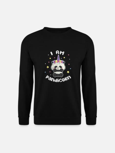 Panda - Sweat-shirt Unisexe - noir