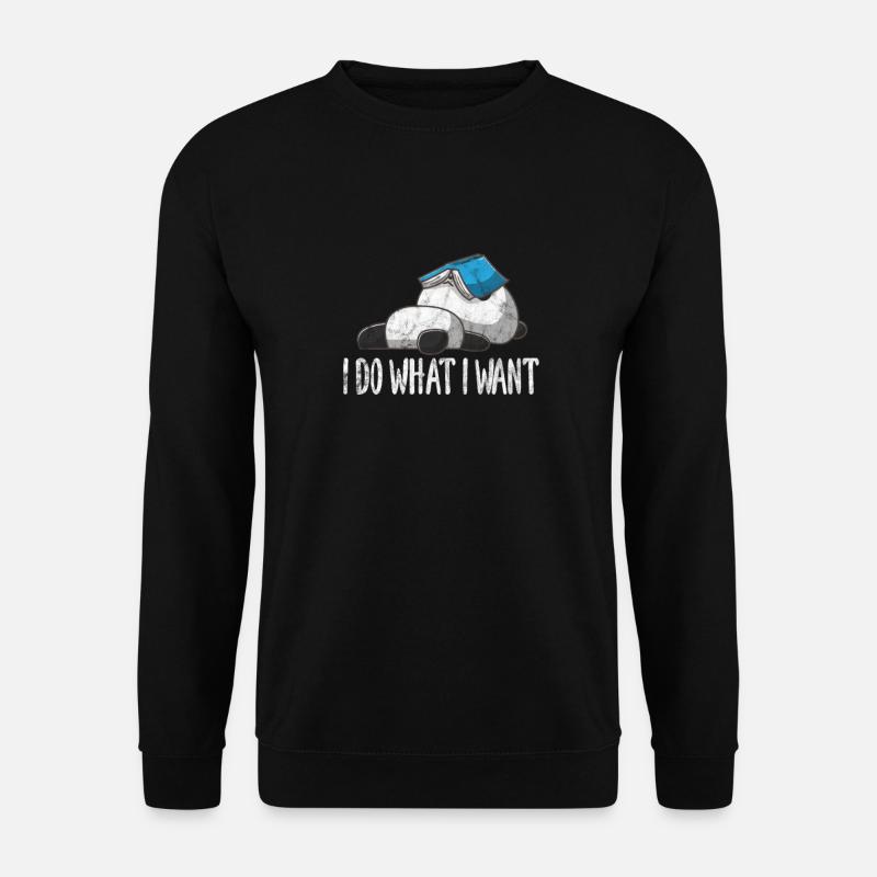 Panda - Unisex Pullover - Schwarz
