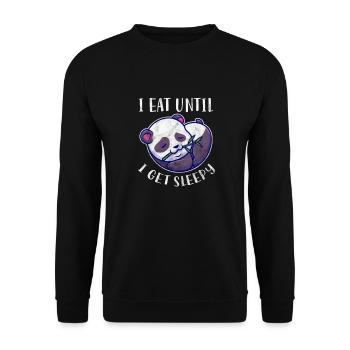 Panda - Sweat-shirt Unisexe - noir - Devant - Alina (178cm) & Michal (187cm)