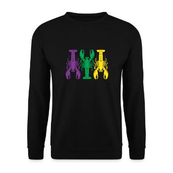 Crayfish - Unisex Sweatshirt - black - Front - Alina (178cm) & Michal (187cm)