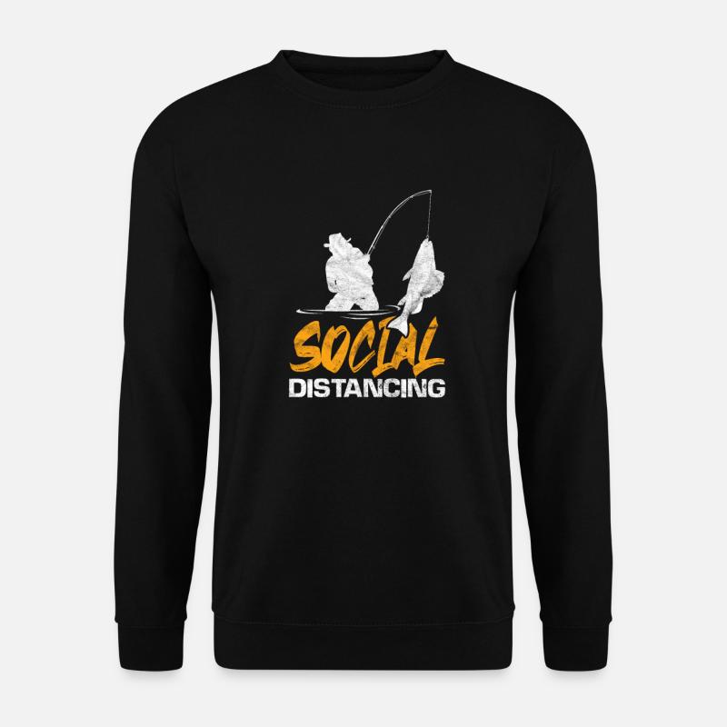 Angler - Unisex Pullover - Schwarz