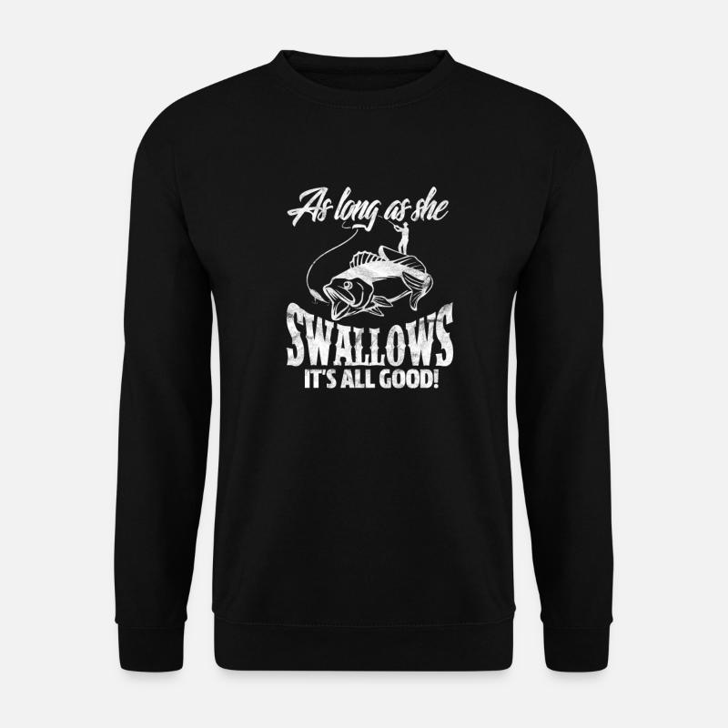 Angler - Unisex Pullover - Schwarz