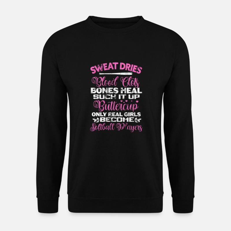 Softball - Unisex Sweatshirt - black
