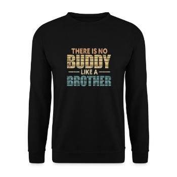 Brother - Unisex Sweatshirt - black - Front - Alina (178cm) & Michal (187cm)