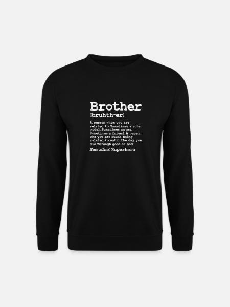 Big Brother Sibling Sister Gift - Unisex Sweatshirt - black