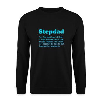 Stepfather - Unisex Sweatshirt - black - Front - Alina (178cm) & Michal (187cm)
