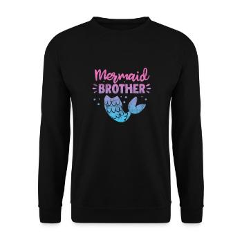 Bruder - Unisex Pullover - Schwarz - Vorne - Alina (178cm) & Michal (187cm)