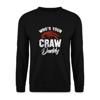 Languste Langusten Meeresfrüchte Krebs Geschenk - Unisex Pullover - Schwarz - Vorne - Alina (178cm) & Michal (187cm)