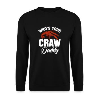 Crayfish - Unisex Sweatshirt - black - Front - Alina (178cm) & Michal (187cm)