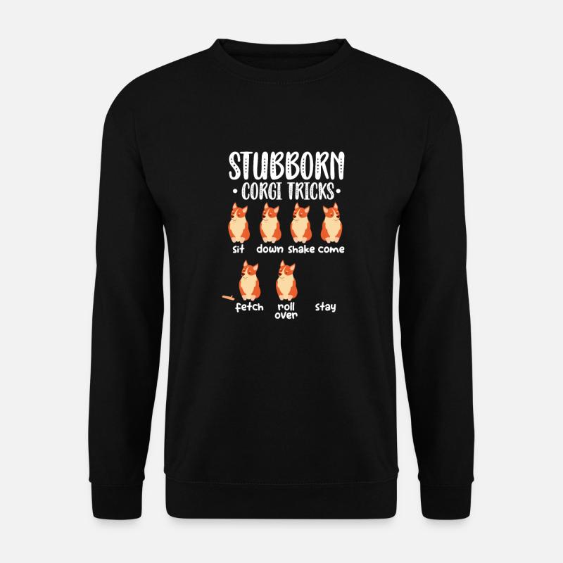 Corgi - Unisex Pullover - Schwarz
