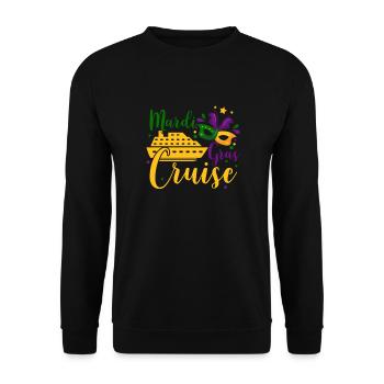 Cruise Mardi Gras - Unisex Sweatshirt - black - Front - Alina (178cm) & Michal (187cm)