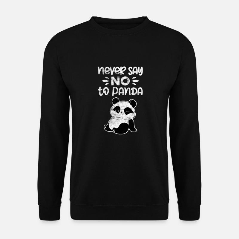 Panda - Unisex Sweatshirt - black
