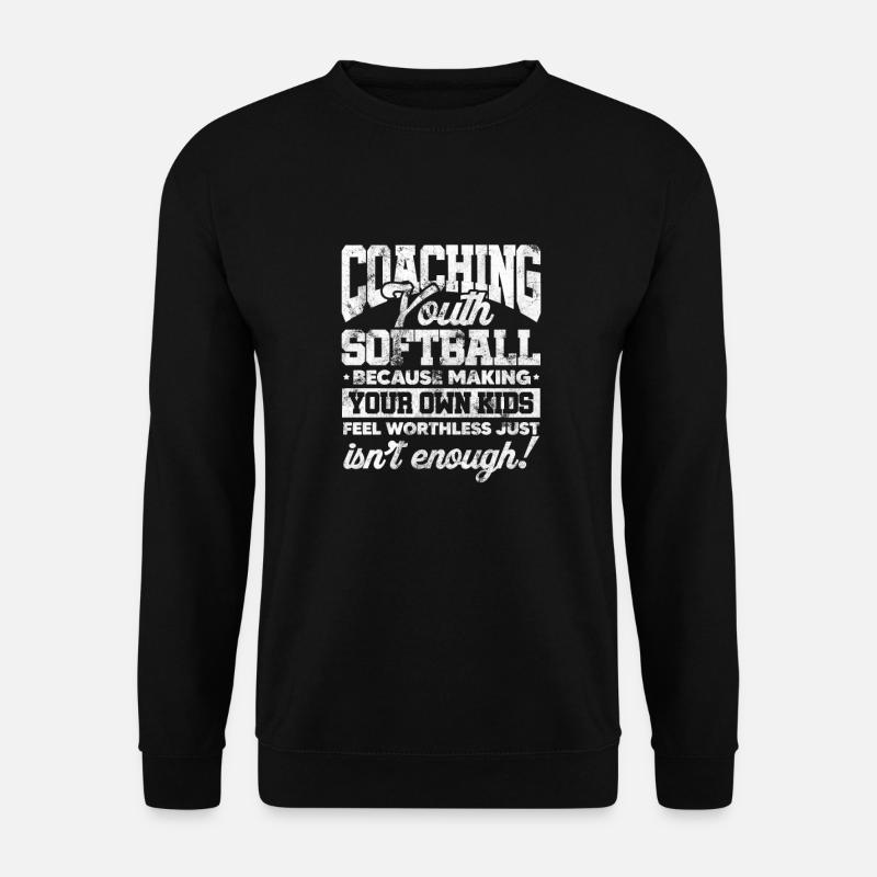 Softball Coach - Unisex Sweatshirt - black
