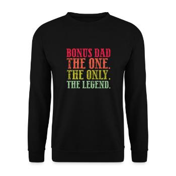 Stiefvater - Unisex Pullover - Schwarz - Vorne - Alina (178cm) & Michal (187cm)