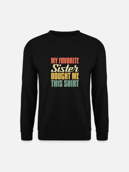 Big Brother Sibling Sister Gift - Unisex Sweatshirt - black