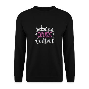 Cruise Cruise Ship Holiday Ship Gift - Unisex Sweatshirt - black - Front - Alina (178cm) & Michal (187cm)