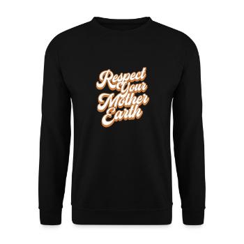Hippie Peace Flower Power Amour Paix Cadeau - Sweat-shirt Unisexe - noir - Devant - Alina (178cm) & Michal (187cm)