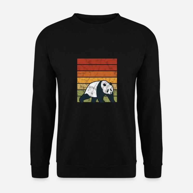 Panda - Sweat-shirt Unisexe - noir
