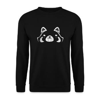 Panda - Sweat-shirt Unisexe - noir - Devant - Alina (178cm) & Michal (187cm)