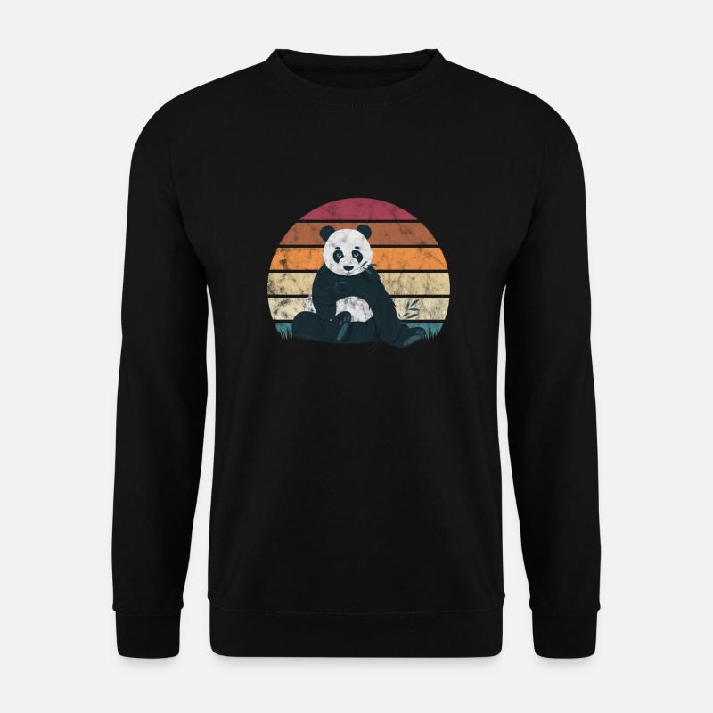 Panda - Unisex Sweatshirt - black