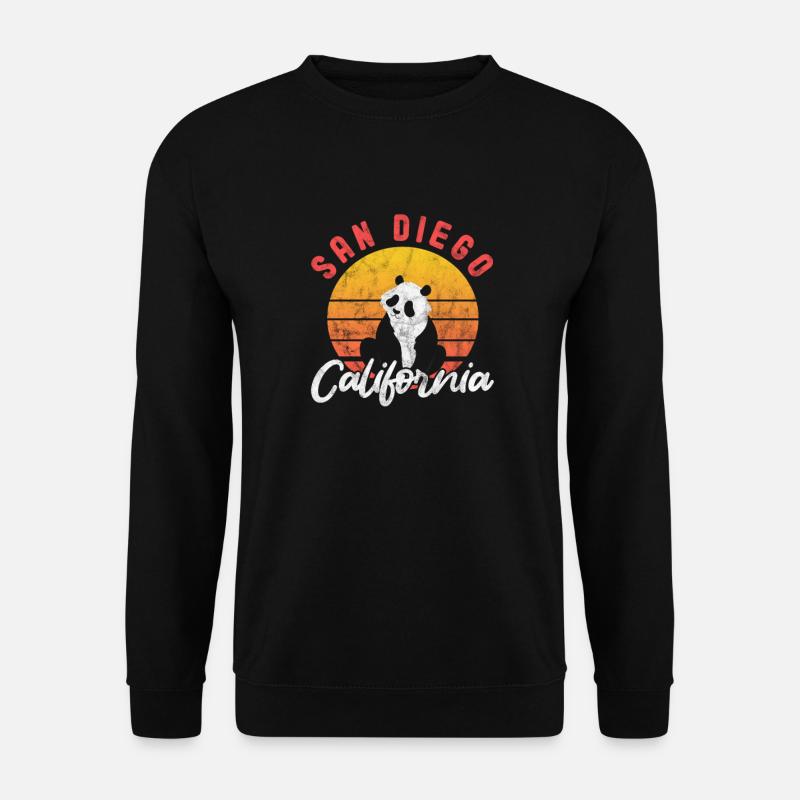 Panda - Unisex Sweatshirt - black