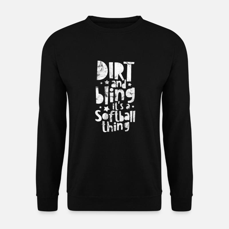 Softball - Unisex Sweatshirt - black