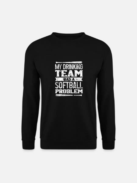 Softball - Unisex Pullover - Schwarz